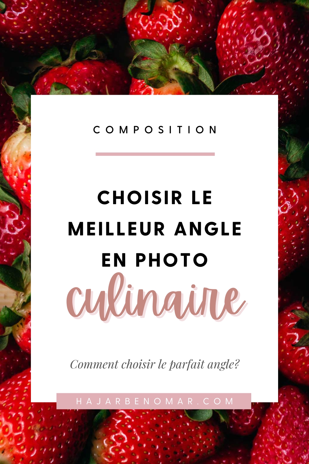 angles de prise de vue en photographie culinaire