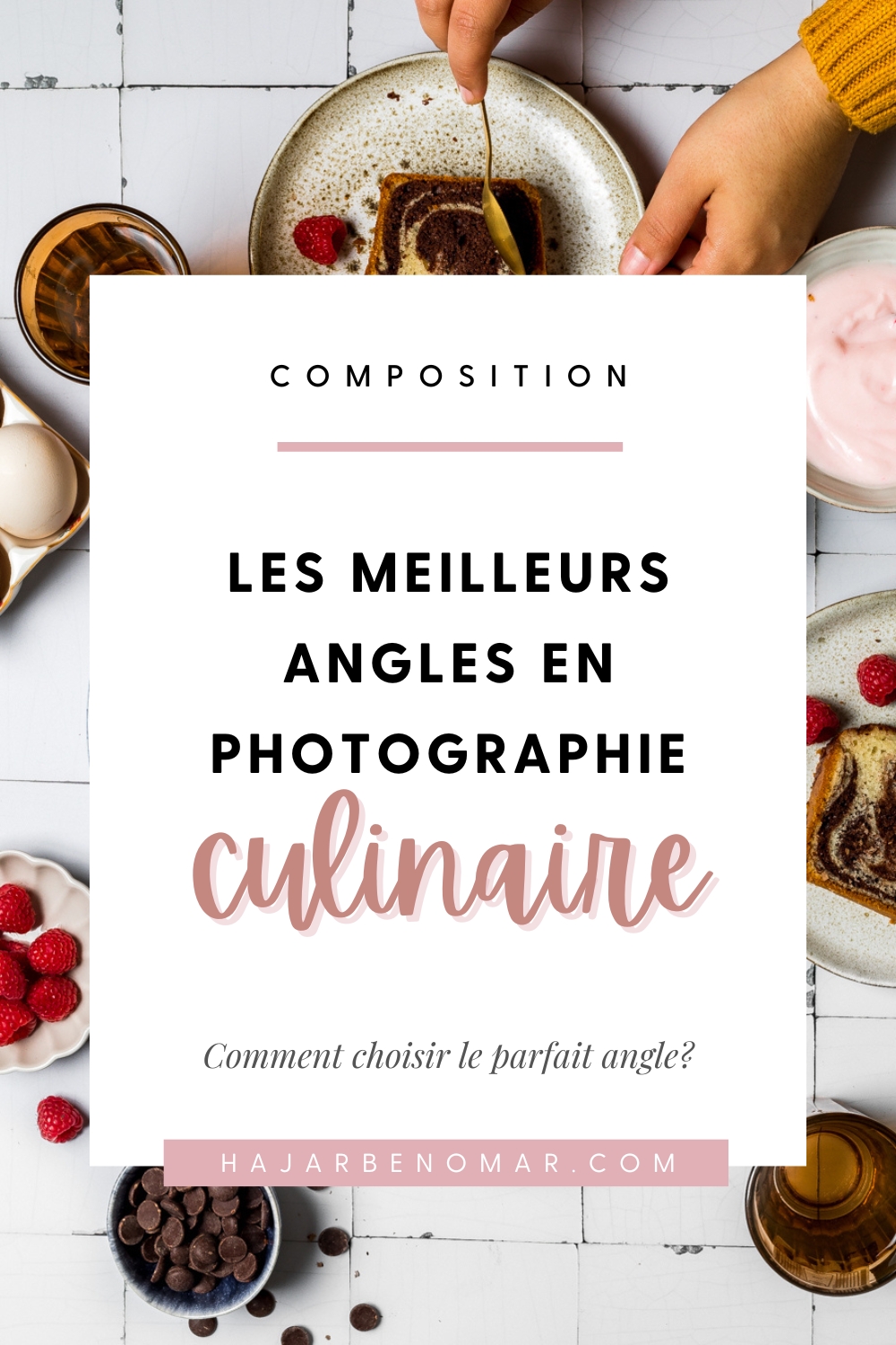 angles de prise de vue en photographie culinaire